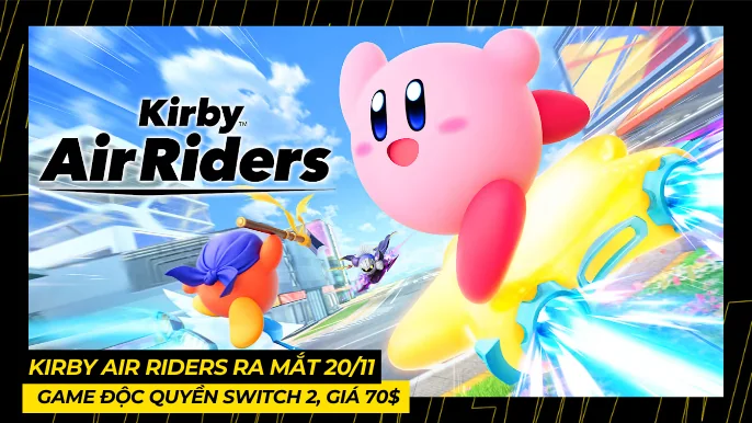 Kirby Air Riders Ra Mắt 20/11: Game Độc Quyền Switch 2, Giá 70$ 3 THUMB BAI VIET 7 6