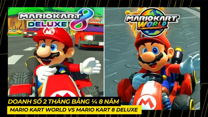 Thách Thức Huyền Thoại: Mario Kart World Gần Bắt Kịp Kart 8 Deluxe 4 THUMB BAI VIET 7
