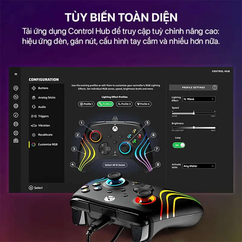 Turtle Beach - Xbox Afterglow Wave Wired Controller 5 TURTLE BEACH XBOX AFTERGLOW WAVE WIRED CONTROLLER BLACK 04