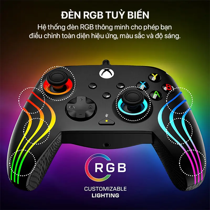 Turtle Beach - Xbox Afterglow Wave Wired Controller 2 TURTLE BEACH XBOX AFTERGLOW WAVE WIRED CONTROLLER BLACK 05