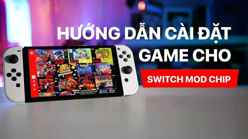huong dan cai dat game cho switch modchip 1