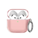 Airpods 4 Transparent Case Pink - Ahastyle