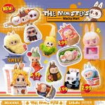 The Monsters Wacky Mart Series Figues - Labubu Cup Noodle Ful Set - Ảnh 2