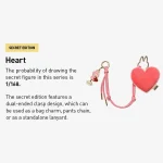 The Monster - Pin For Love Series - Letter Pendant - Heart Character - Ảnh 2