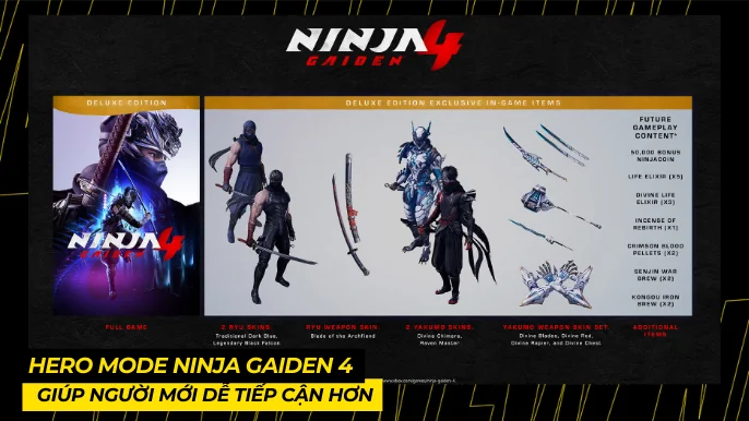 Ninja Gaiden 4: Hero Mode Giúp Người Mới Dễ Tiếp Cận Hơn 4 THUMB BAI VIET 5 2