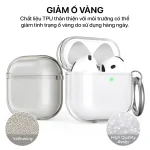 Airpods 4 Transparent Case Pink - Ahastyle - Ảnh 4