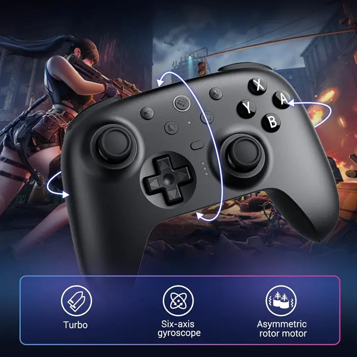 8BITDO - Ultimate 2 TMR Controller With Dock 5 8BITDO ULTIMATE 2 TMR CONTROLLER WITH DOCK BLACK 05