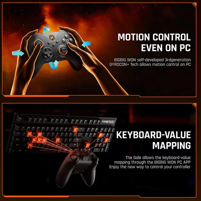 BIGBIG WON - GALE HALL WIRELESS CONTROLLER WITH DOCK 45 Bigbig Won - Gale Hall Wireless Controller With Dock - Ảnh 6