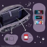 Hori - Nintendo Switch 2 Quilted Medium Pouch - Pokemon Ghost Party - Ảnh 2