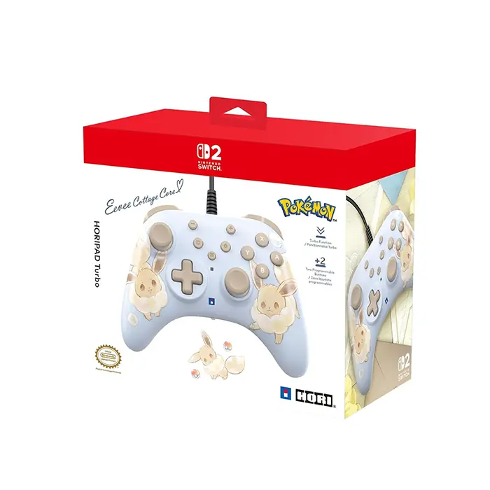 HORI - NINTENDO SWITCH 2 WIRED CONTROLLER TURBO - FLUFFY EEVEE 43 Nintendo Switch 2 Wired Controller Turbo - Fluffy Eevee - Ảnh 4