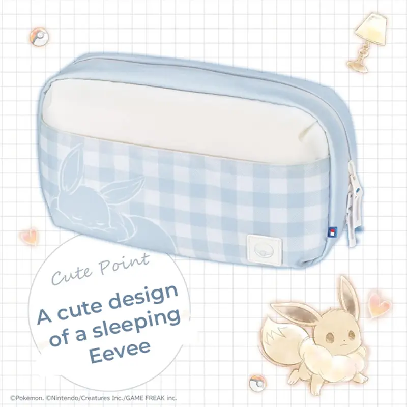 NINTENDO SWITCH 2 REVERSIBLE STORAGE BAG FLUFFY EEVEE 01