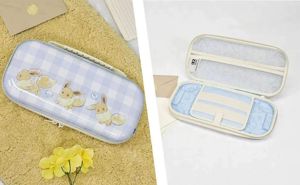 NINTENDO SWITCH 2 SLIM HARDPOUCH PLUS FLUFFY EEVEE 03