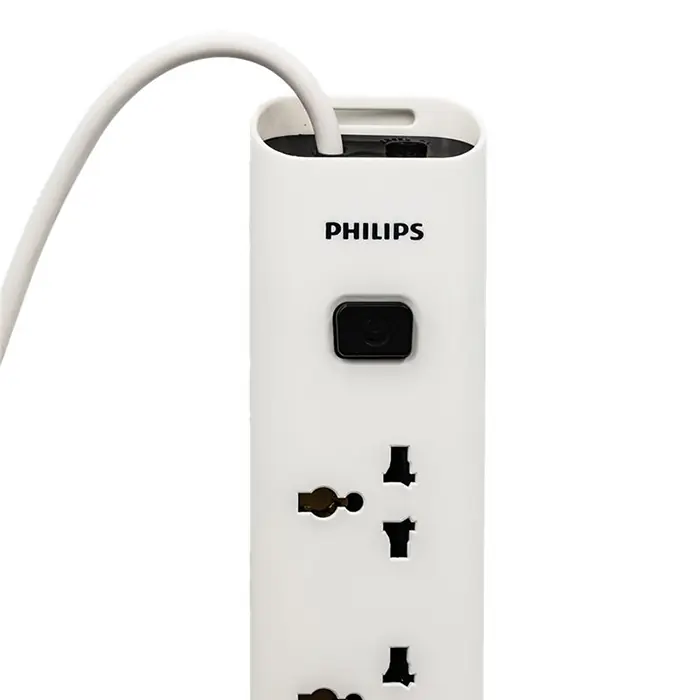 PHILIP - O CAM DIEN 3 LO + 2 USB + 2 TYPE C , DAI 2M 41 PHILIP - Ổ Cấm Điện 3 Lỗ  + 2 USB + 2 TYPE C , Dài 2M (CHP4335WA/74) - Ảnh 2