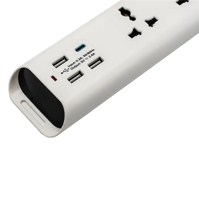 PHILIP - O CAM DIEN 3 LO + 2 USB + 2 TYPE C , DAI 2M 42 PHILIP - Ổ Cấm Điện 3 Lỗ  + 2 USB + 2 TYPE C , Dài 2M (CHP4335WA/74) - Ảnh 3