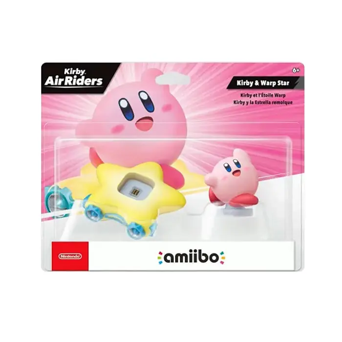 Amiibo Kirby Air Riders - Kirby & Warp Star