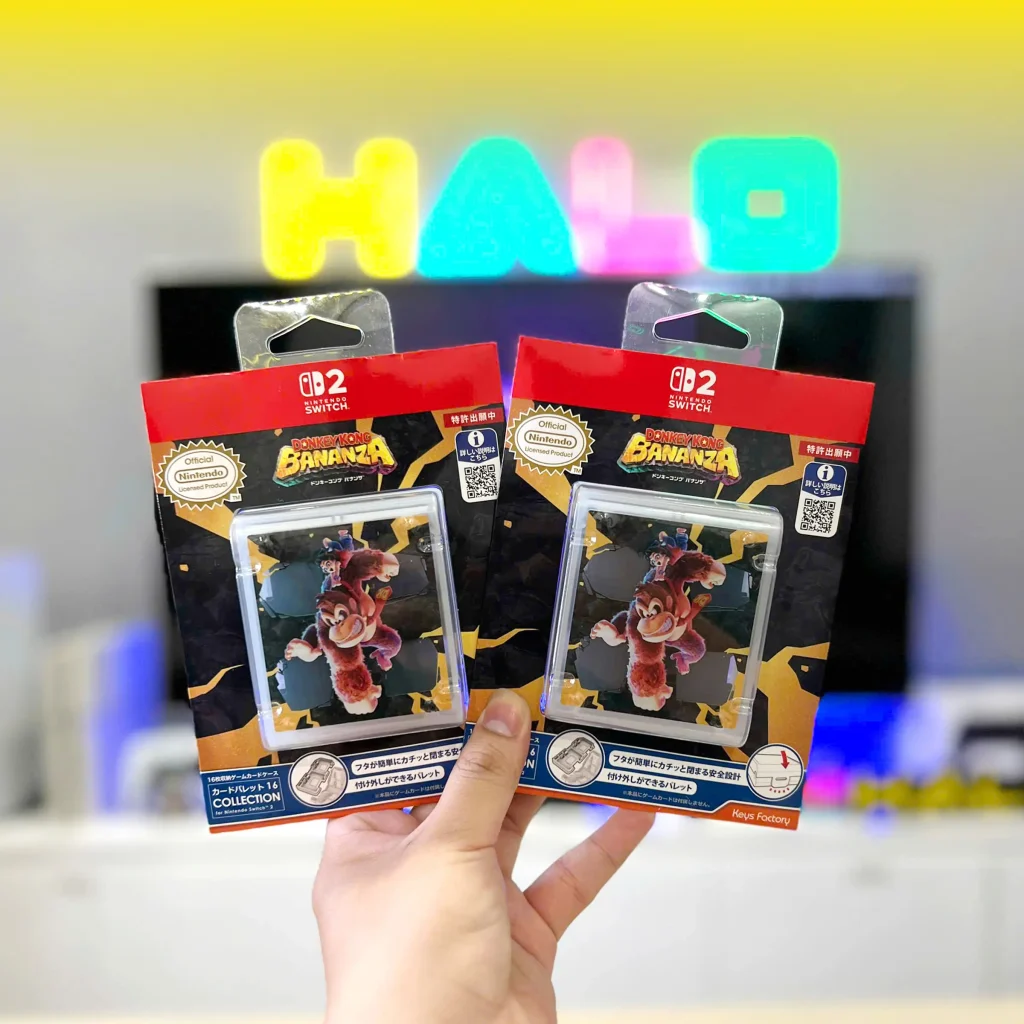 Keysfactory - NS2 Card Case (16 Slot) - Donkey Kong Bananza 2 4