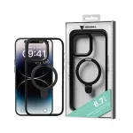 Case Mipow Magsafe Stand 2 in 1  For iPhone 15 Pro Max 6.7 Inch 2023 - Black