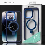 Case Mipow Magsafe Stand 2 in 1  For iPhone 15 Pro Max 6.7 Inch 2023 - Blue - Ảnh 2