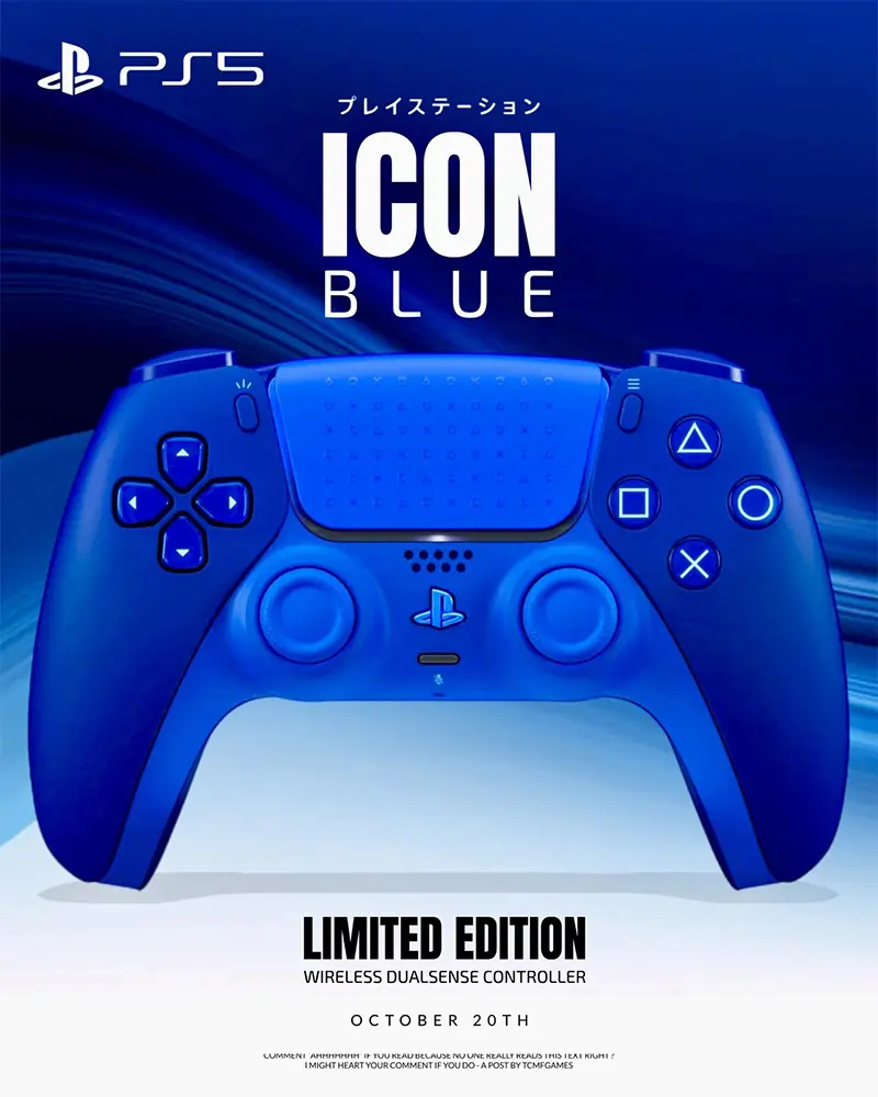 DualSense wireless controller – Icon Blue Special Edition 01