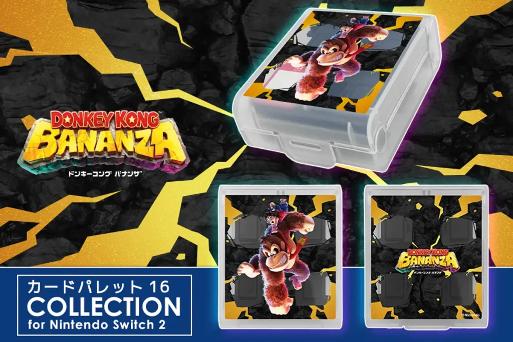 Keysfactory - NS2 Card Case (16 Slot) - Donkey Kong Bananza 1 KEYSFACTORY NS2 CARD CASE 16 SLOT DONKEY KONG BANANZA 01