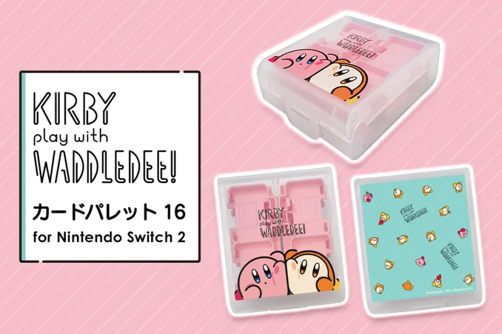 KEYSFACTORY NS2 CARD CASE 16 SLOT KIRBY WADDLE DEE 01