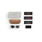 Ray-Ban Meta Skyler (Gen 2) - Shiny Chalky Gray Lens Sapphire Transitions - Ảnh 5