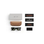 Ray-Ban Meta Wayfarer (Gen 2) - Shiny Black Lens Graphite Green Transitions - Ảnh 5