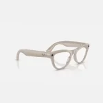 Ray-Ban Meta Skyler (Gen 1) - Shiny Chalky Gray Lens Sapphire Transitions