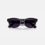 Ray-Ban Meta Skyler (Gen 2) - Shiny Black Lens Amethyst Transitions - Ảnh 4
