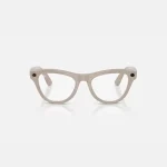 Ray-Ban Meta Skyler (Gen 2) - Shiny Chalky Gray Lens Sapphire Transitions - Ảnh 3
