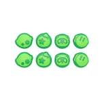 IINE - Joy-Con 2 Analog Caps (X8) - Animal Crossing