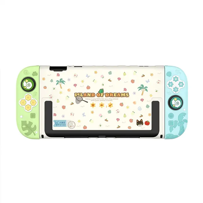 SWITCH 2 SILICON PROTCTIVE CASE SET 00 IINE - Switch 2 Silicon Protctive Case Set - Animal Crossing - Ảnh 1