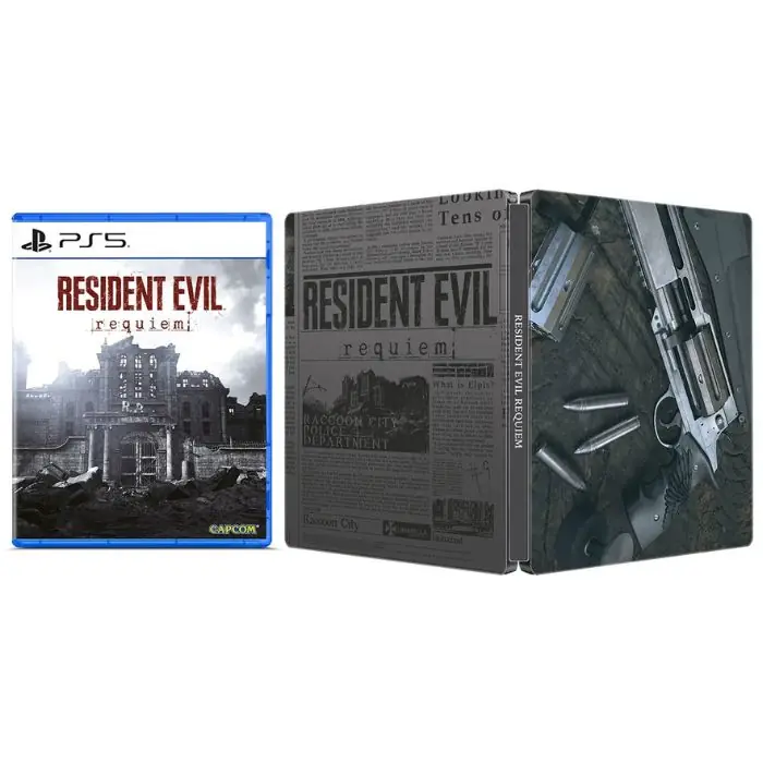 Thiết kế chưa có tên - 2026-02-27T122014.406 Game Resident Evil Requiem Steelbook - PS5 - Ảnh 1