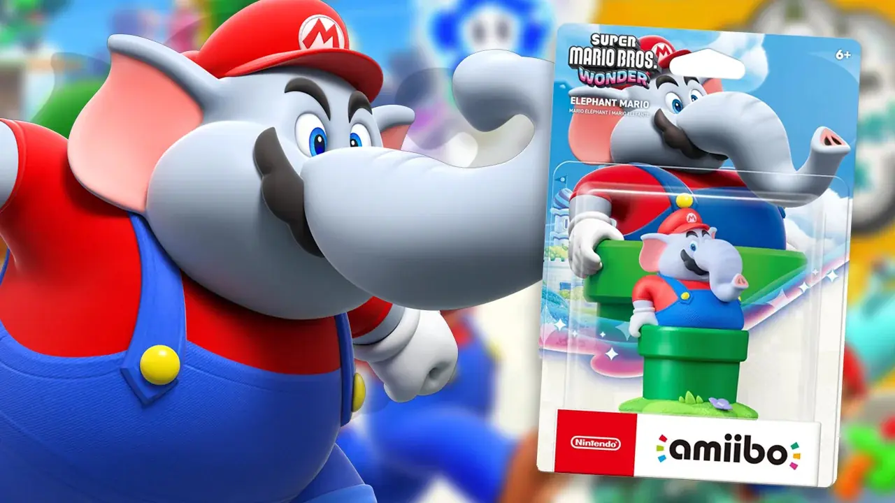AMIIBO MARIO BROS WONDER SERIES ELEPHANT MARIO 02