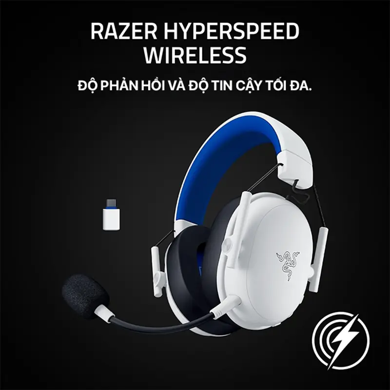 BLACKSHARK V3 X HYPERSPEED WIRELESS HEADSET WHITE 05