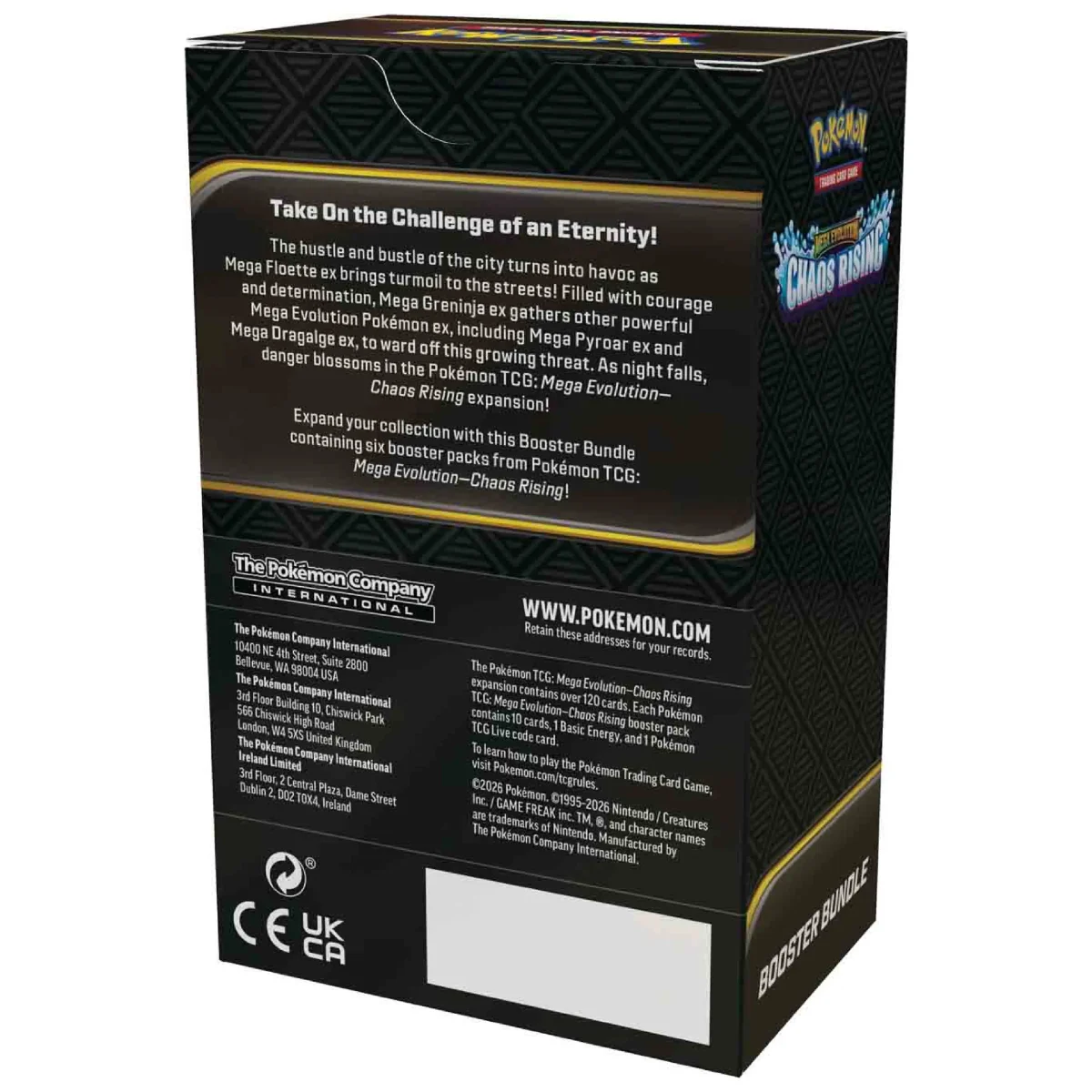 TCG Pokemon - Mega Evolution - Chaos Rising - Booster Bundle - Ảnh 3