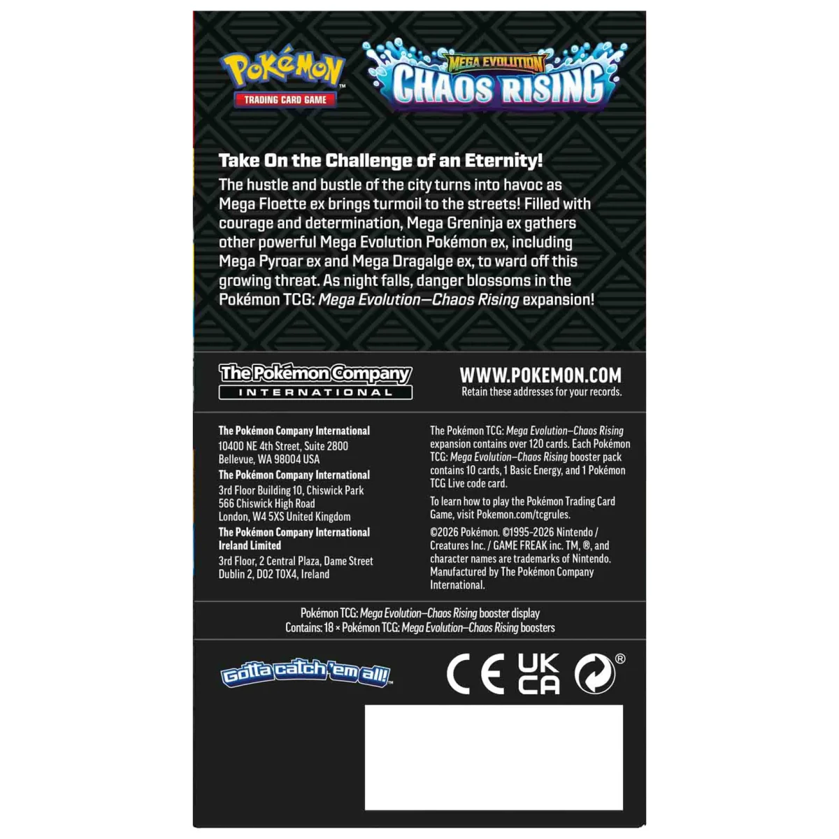 TCG Pokemon - Mega Evolution - Chaos Rising - Booster Display Box - Ảnh 4