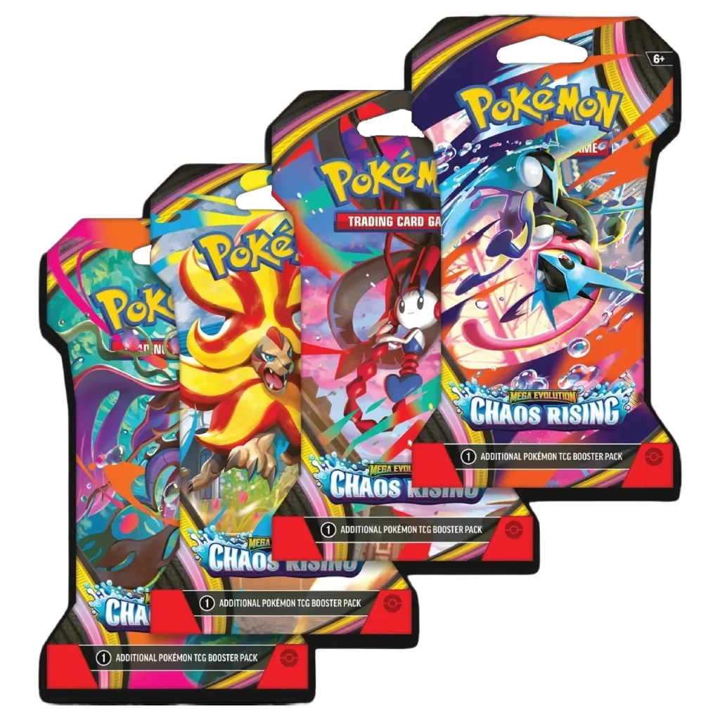 MEGA EVOLUTION CHAOS RISING SLEEVED BOOSTER PACK 00
