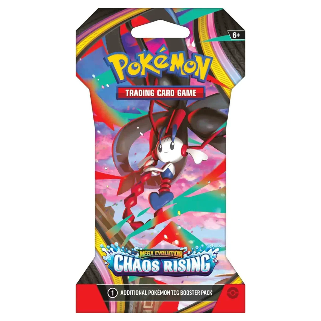 MEGA EVOLUTION CHAOS RISING SLEEVED BOOSTER PACK 01