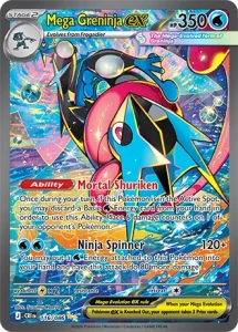 TCG Pokemon - Mega Evolution - Chaos Rising (ME04 ENG) - Half Booster Display Box 12 Mega Greninja ex SAR