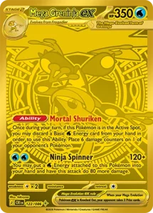 TCG Pokemon - Mega Evolution - Chaos Rising (ME04 ENG) - Half Booster Display Box 7 Mega Greninja ex MHR