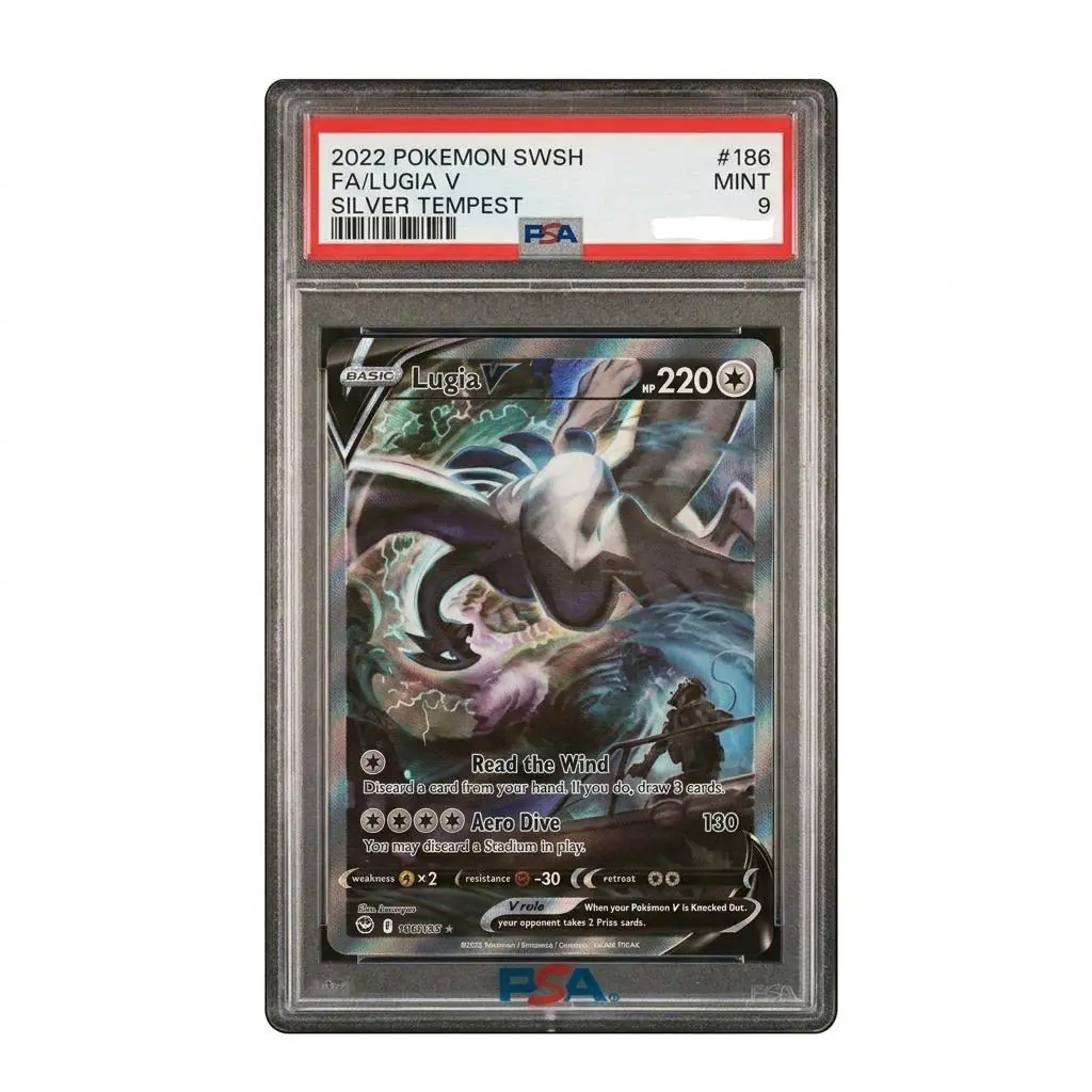 4256137236582739940 TCG Pokemon – Lugia V 186 (Ur - Silver Tempest Eng) - PSA 9 - Ảnh 1