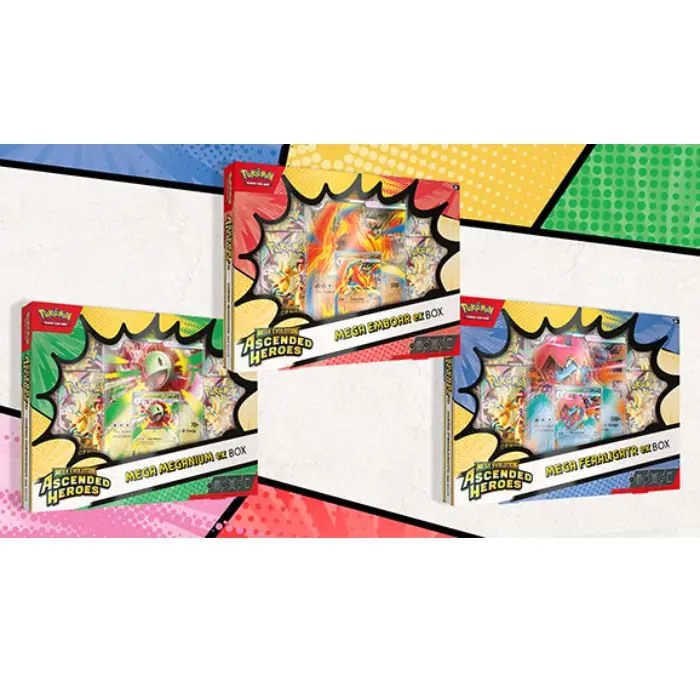 TCG Pokemon - Mega Evolution - Ascended Heroes (Me2.5 Eng) - Mega Feraligatr Ex Box 2 700x700 11