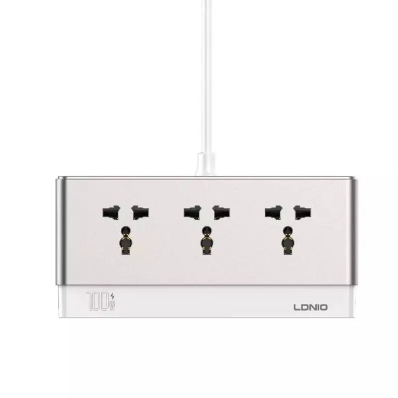 Chưa có tên (800 x 800 px) - 2026-05-14T164930.518 Ldnio - Gan Desktop Power Strip 10 In 1 / 3 AC 2500W + 7 USB 100W - SC3 - Ảnh 1