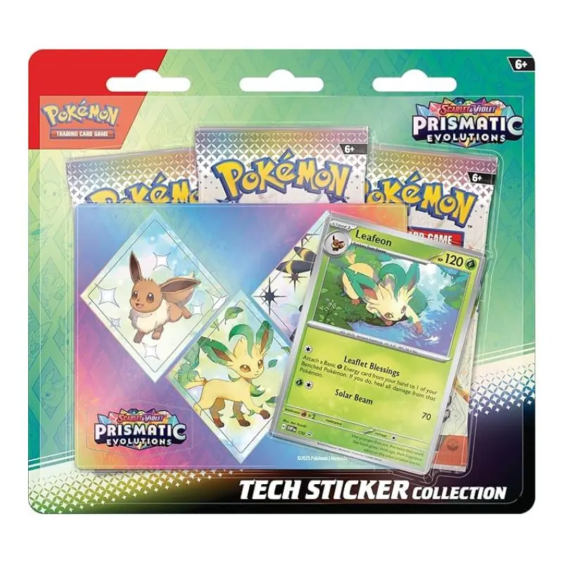 Chưa có tên (800 x 800 px) - 2026-05-22T101352.835 TCG Pokemon - Scarlet & Violet - Prismatic Evolutions (SV8.5 ENG) - Leafeon Tech Sticker Collections - Ảnh 1
