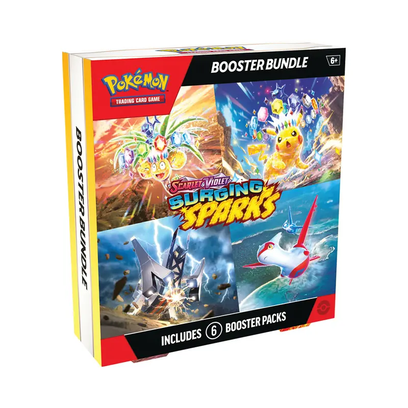 SCARLET & VIOLET - SURGING SPARKS (SV08 ENG) - LARGE BOOSTER BUNDLE 00 TCG Pokemon - Scarlet & Violet - Surging Sparks (Sv08 Eng) - Large Booster Bundle - Ảnh 1