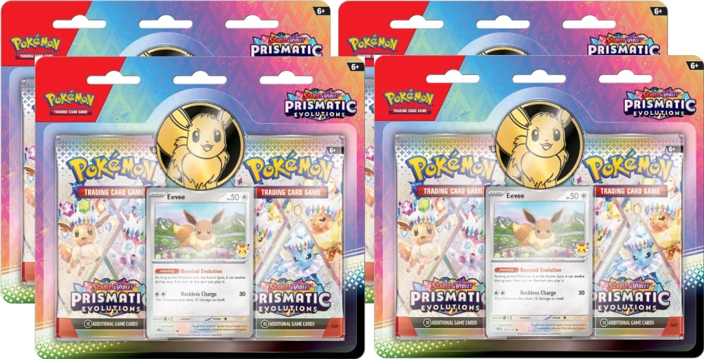 TCG Pokemon - Scarlet & Violet — Prismatic Evolutions (SV8.5 ENG) — Eevee 2-Pack Blister 2 s l1600 97