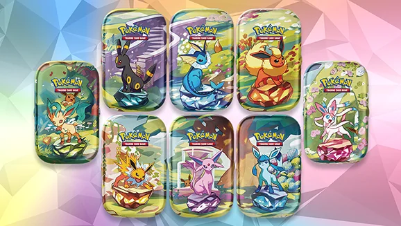 TCG Pokemon - Scarlet & Violet — Prismatic Evolutions (SV8.5 ENG) — Glaceon Mini Tin 2 sv8pt5 mini tin 169