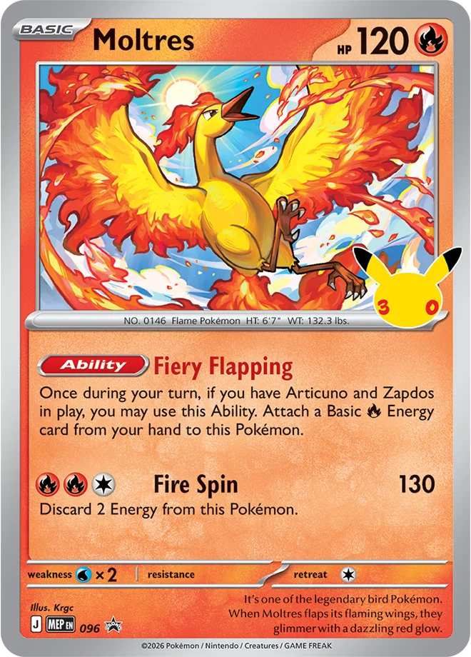 TCG Pokemon - 30th Celebration (M Eng) - Elite Trainer Box 48 Moltres