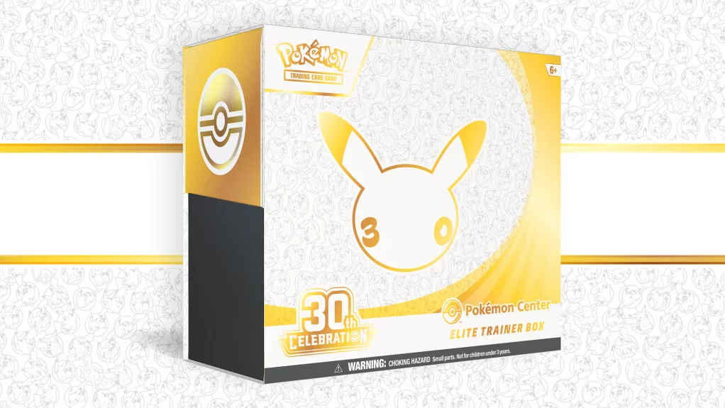 Pokemon 30th Celebration 75 pokemon center elite trainer box en